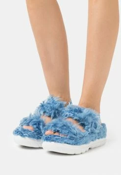UGG FLUFF SUGAR - Platform Sandals - Blue
