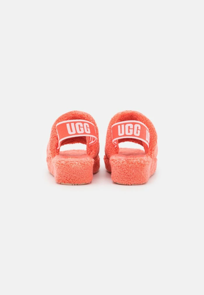 UGG FLUFF YEAH VEGAN - Platform Sandals - Peach Bliss - Image 4