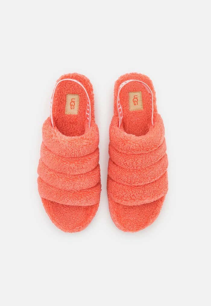 UGG FLUFF YEAH VEGAN - Platform Sandals - Peach Bliss - Image 6