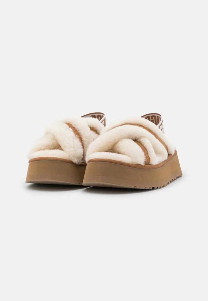 UGG DISCO CROSS SLIDE - Slippers - Chestnut - Image 3