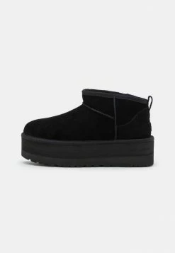 UGG CLASSIC ULTRA MINI PLATFORM - Platform Ankle Boots - Black