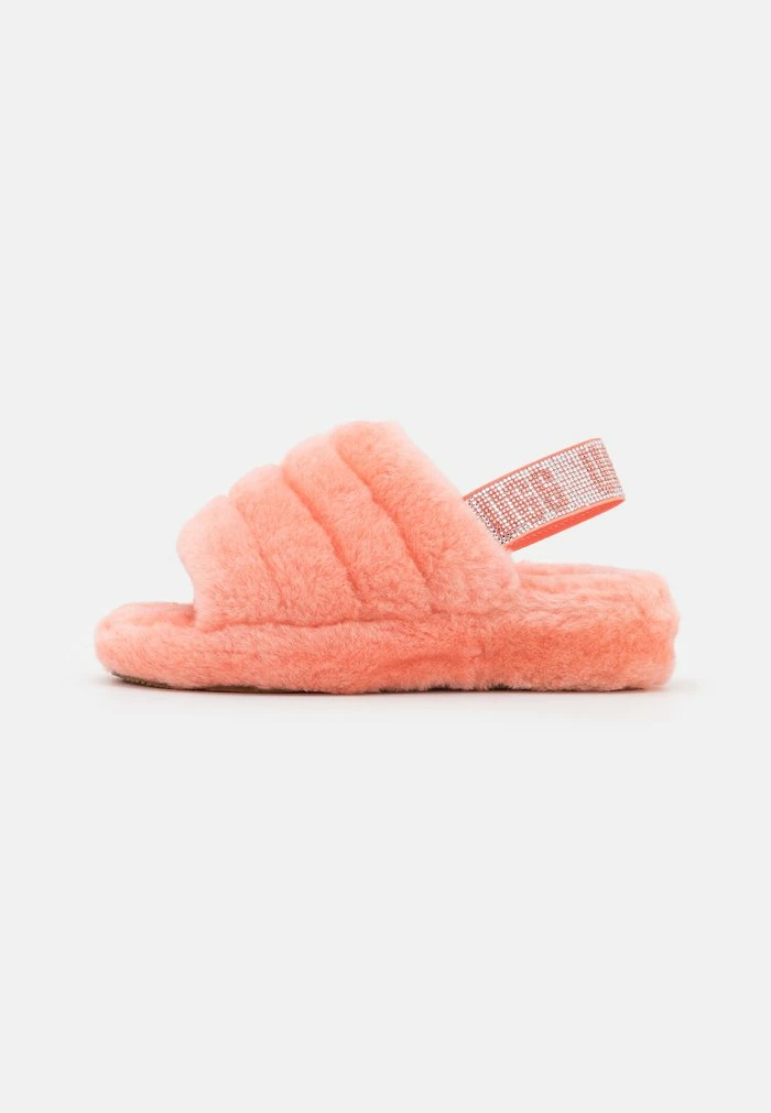 UGG FLUFF YEAH BLING - Slippers - Coral