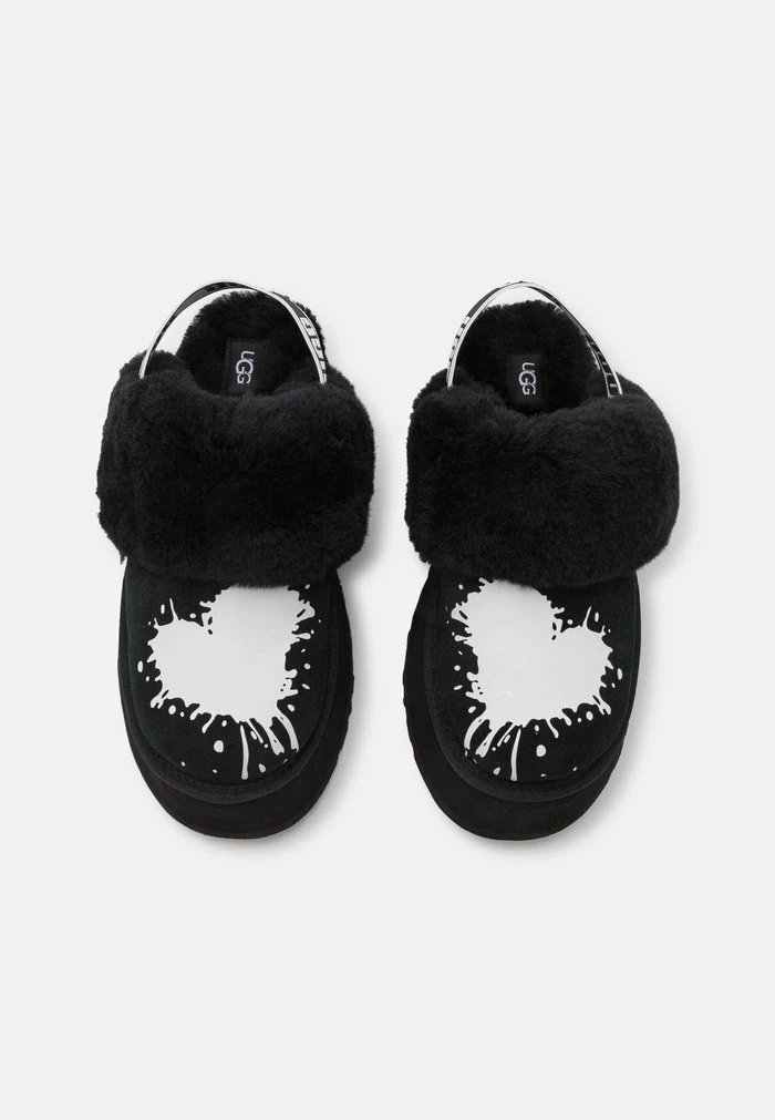 UGG FUNKETTE VALENTINE - Platform Sandals - Black - Image 6