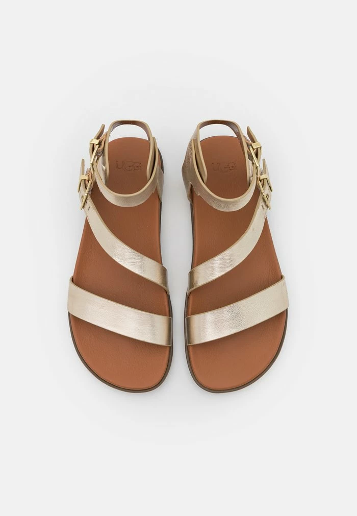 UGG SOLIVAN STRAP - Sandals - Pale Gold Metallic - Image 6