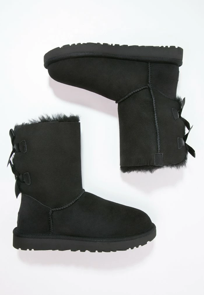 UGG BAILEY BOW - Classic Ankle Boots - Black - Image 3