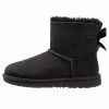 UGG MINI BAILEY BOW II - Classic Ankle Boots - Black