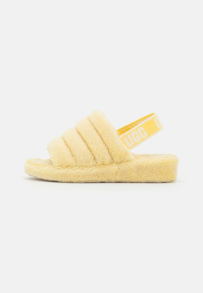 UGG FLUFF YEAH VEGAN - Platform Sandals - Banana Pudding - Image 2