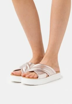 UGG ZAYNE CROSSBAND - Mules - Rose Gold Metallic