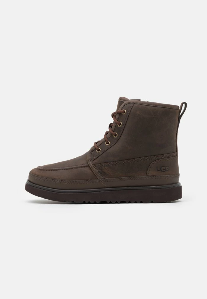 UGG NEUMEL HIGH MOC WEATHER - Lace-up Ankle Boots - Grizzly