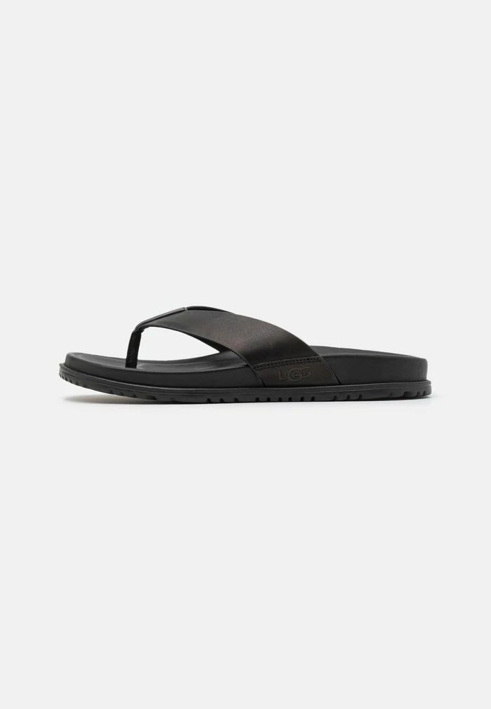 UGG WAINSCOTT FLIP - T-bar Sandals - Black