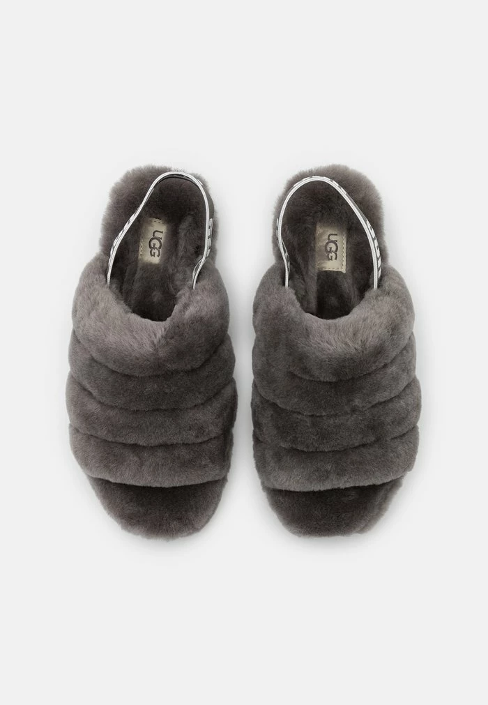 UGG FLUFF YEAH SLIDE - Slippers - Charcoal - Image 6