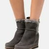 UGG MALVELLA - Wedge Ankle Boots - Charcoal