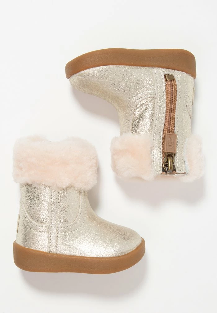 UGG JORIE METALLIC - Baby Shoes - Gold
