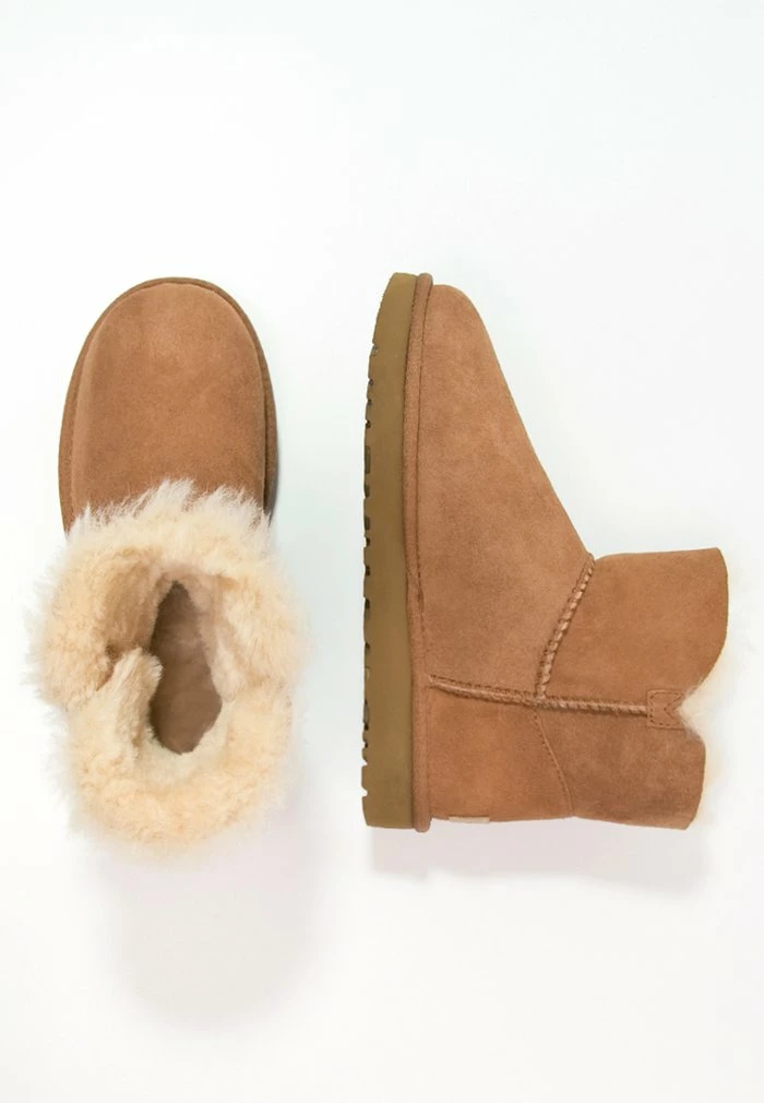 UGG MINI BAILEY BUTTON - Ankle Boots - Chestnut - Image 3