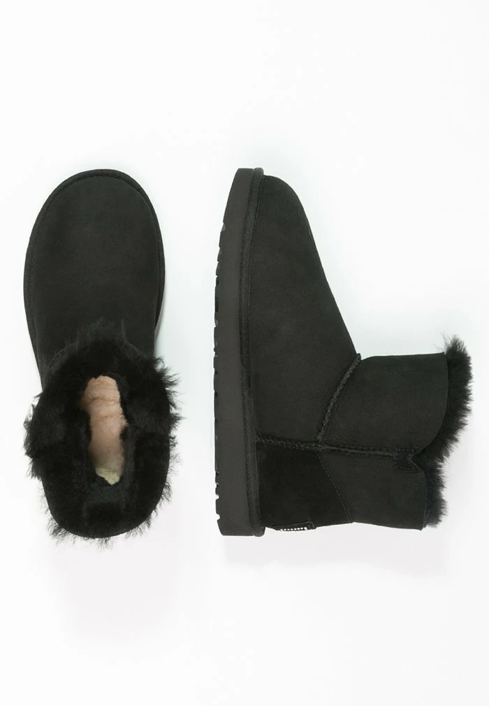 UGG MINI BAILEY BUTTON BLING - Classic Ankle Boots - Black - Image 3