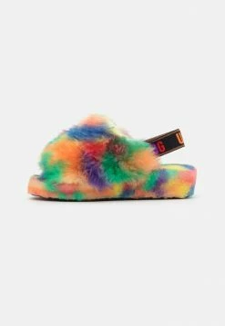 UGG FLUFF YEAH PRIDE UNISEX - Platform Sandals - Rainbow
