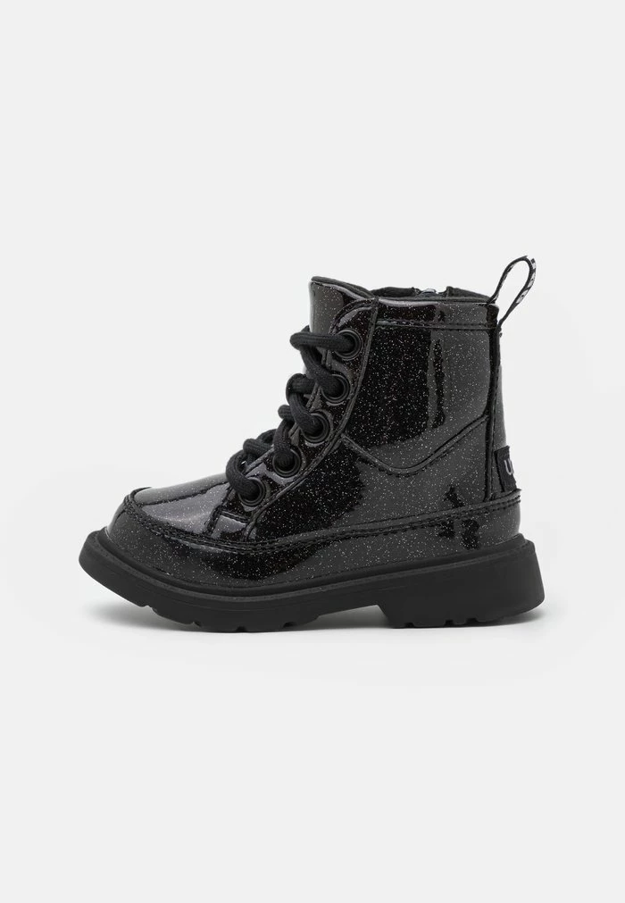 UGG ROBLEY GLITTER - Lace-up Ankle Boots - Black