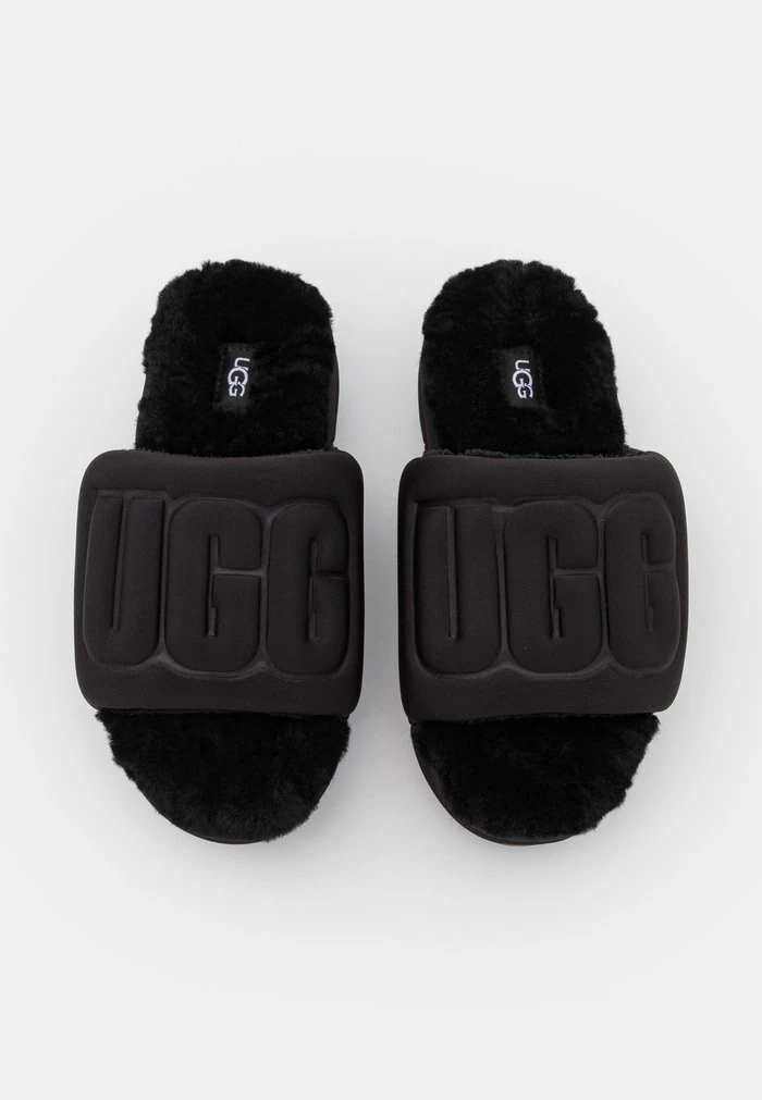 UGG MAXI GRAPHIC SLIDE - Heeled Mules - Black - Image 6