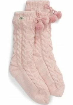 UGG POM POM LINED CREW - Socks - Light Pink