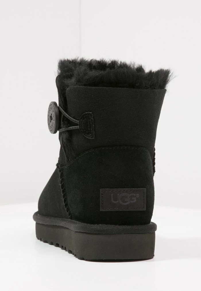 UGG MINI BAILEY BUTTON - Ankle Boots - Black - Image 6