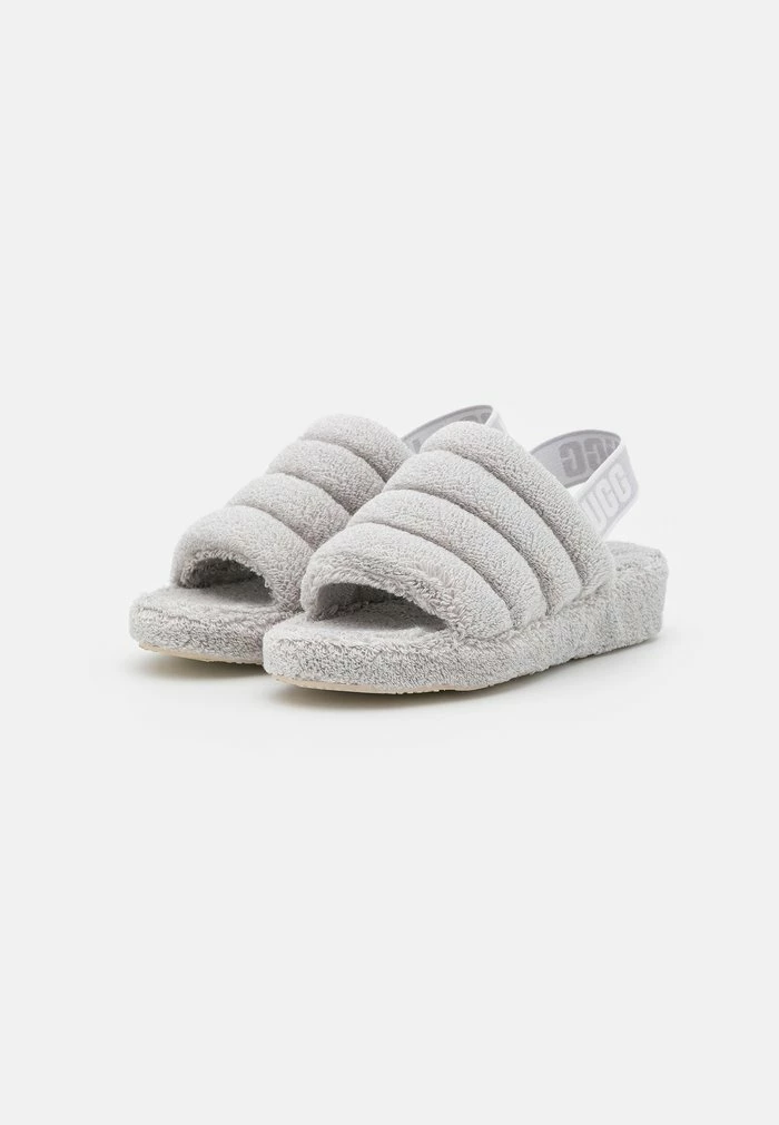 UGG FLUFF YEAH VEGAN - Platform Sandals - Metal Grey - Image 3