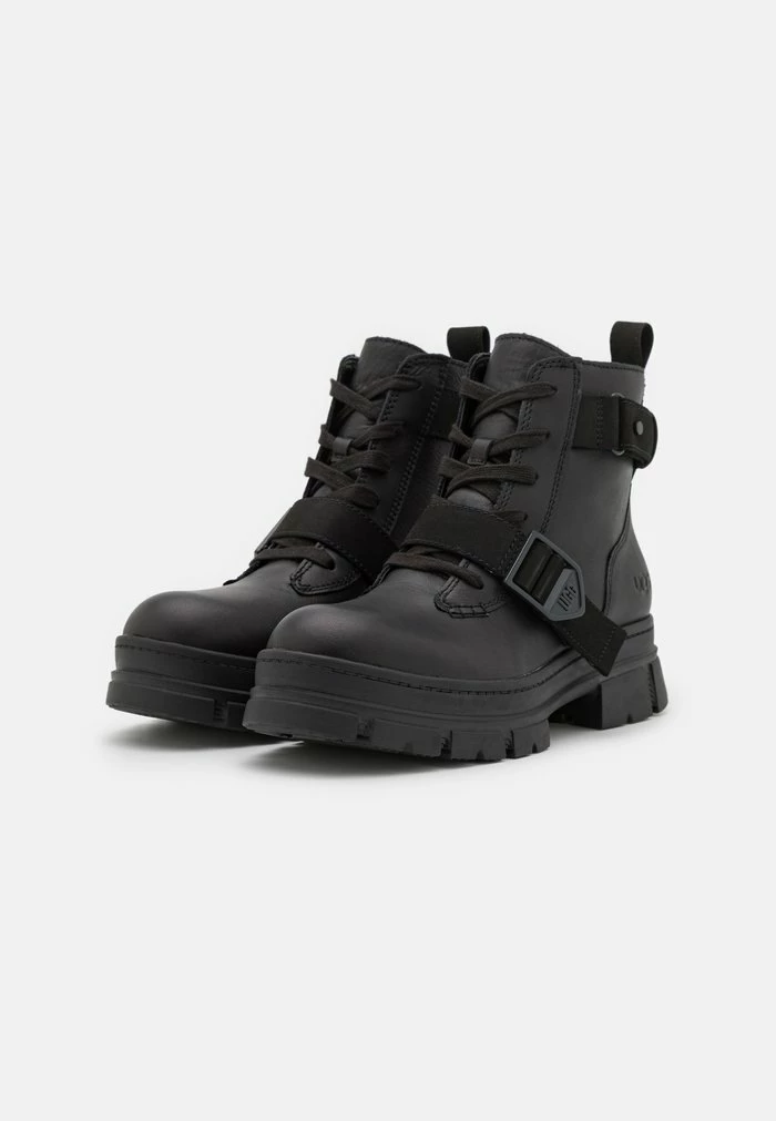 UGG ASHTON LACE UP - Platform Ankle Boots - Black - Image 2