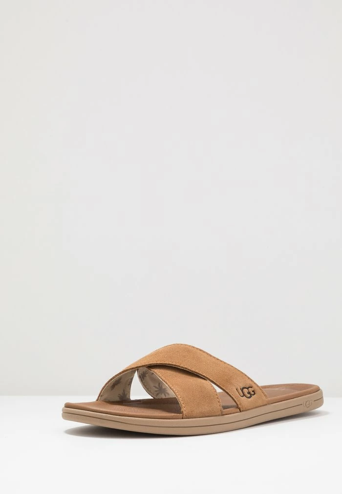UGG BROOKSIDE SLIDE - Mules - Chestnut - Image 3