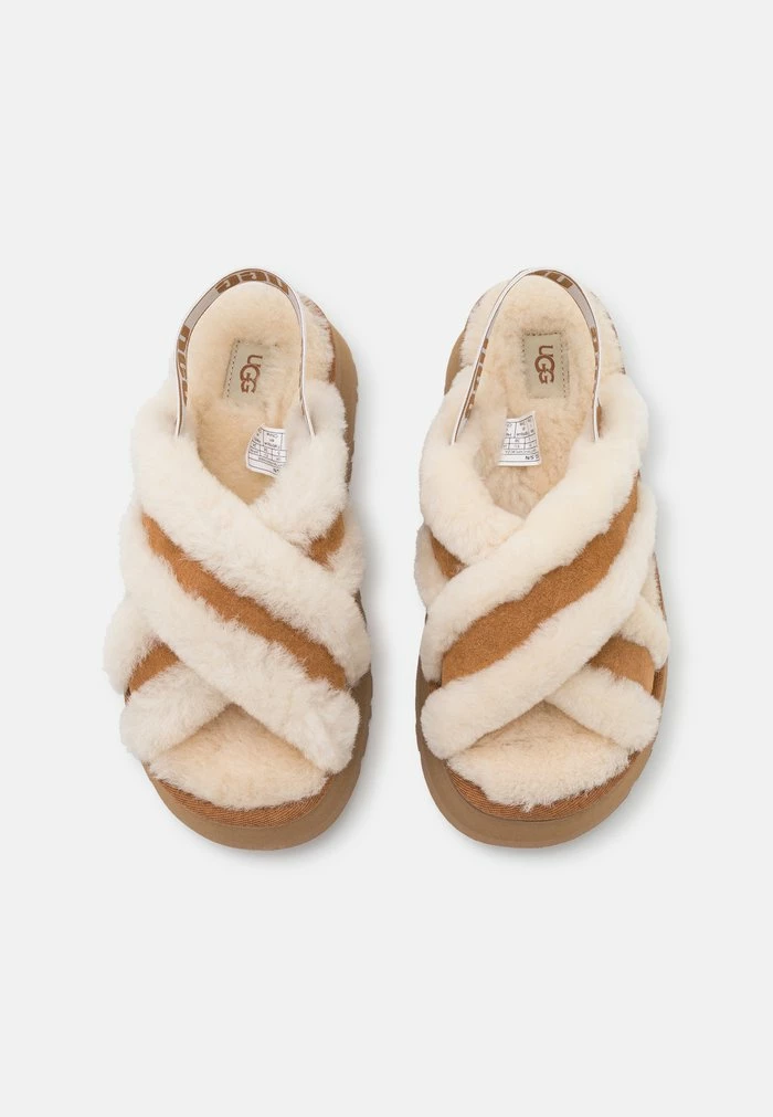 UGG DISCO CROSS SLIDE - Slippers - Chestnut - Image 6