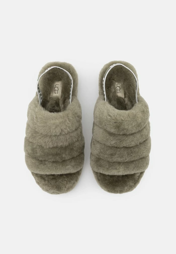 UGG FLUFF YEAH SLIDE - Platform Sandals - Burnt Olive - Image 6