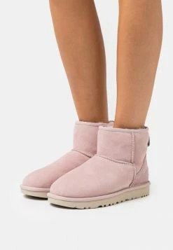 UGG CLASSIC MINI - Classic Ankle Boots - Rose Grey
