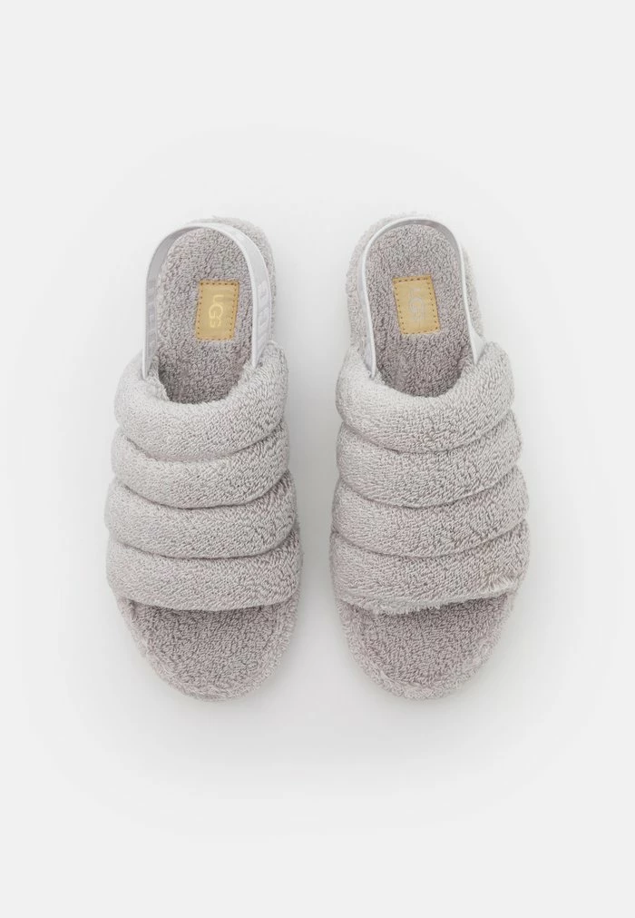 UGG FLUFF YEAH VEGAN - Platform Sandals - Metal Grey - Image 6