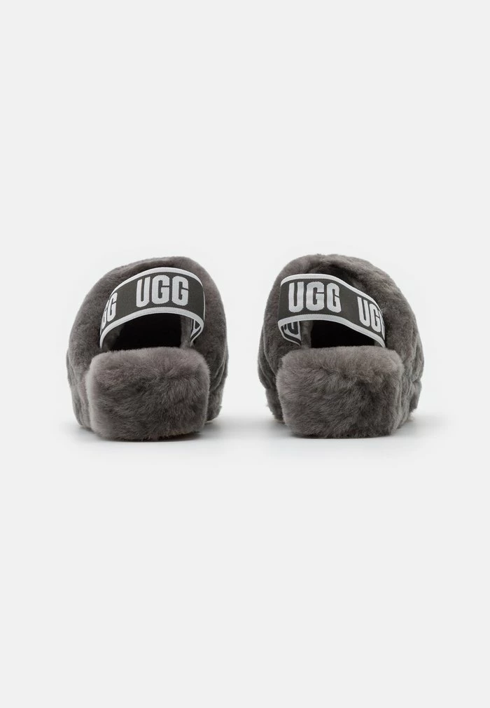 UGG FLUFF YEAH SLIDE - Slippers - Charcoal - Image 4