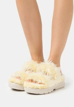UGG FLUFF SUGAR - Platform Sandals - Yellow