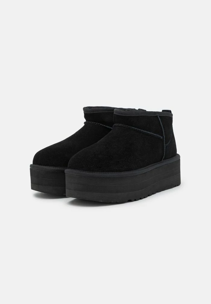 UGG CLASSIC ULTRA MINI PLATFORM - Platform Ankle Boots - Black - Image 2