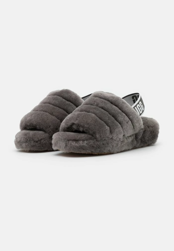 UGG FLUFF YEAH SLIDE - Slippers - Charcoal - Image 3