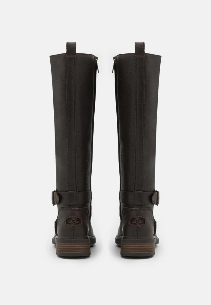 UGG HARRISON TALL - Cowboy/Biker Boots - Dark Brown - Image 4