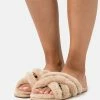 UGG SCUFFITA SPOTTY - Slippers - Natural