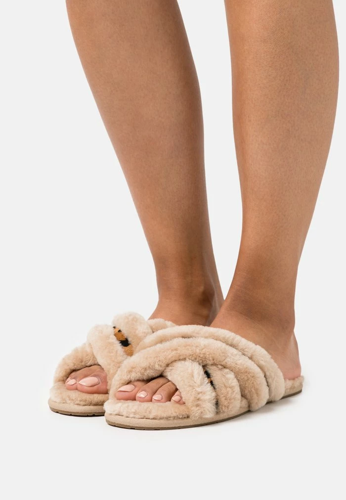 UGG SCUFFITA SPOTTY - Slippers - Natural