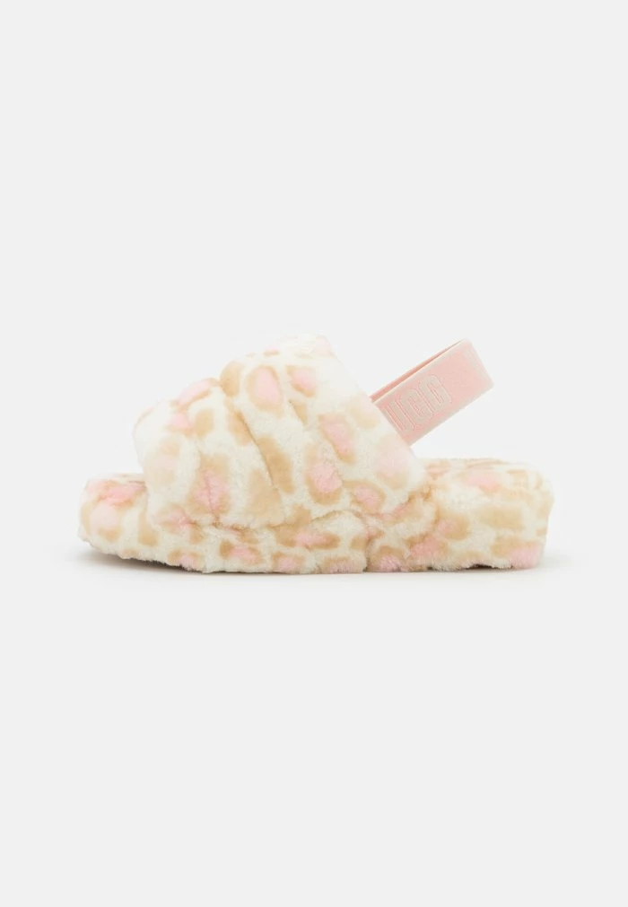 UGG FLUFF YEAH SLIDE PANTHER PRINT - Slippers - White - Image 2