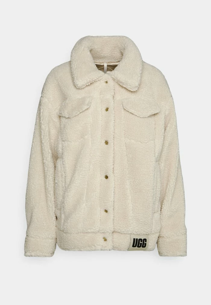 UGG FRANKIE SHERPA TRUCKER JACKET - Winter Jacket - Natural - Image 6