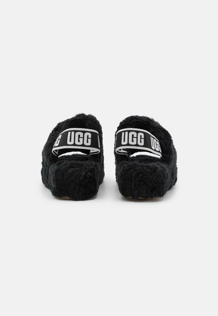UGG FLUFF YEAH FUZZ SUGAR - Slippers - Black - Image 4