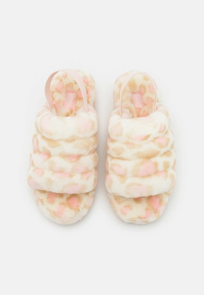 UGG FLUFF YEAH SLIDE PANTHER PRINT - Slippers - White - Image 5