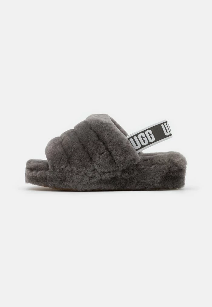 UGG FLUFF YEAH SLIDE - Slippers - Charcoal - Image 2