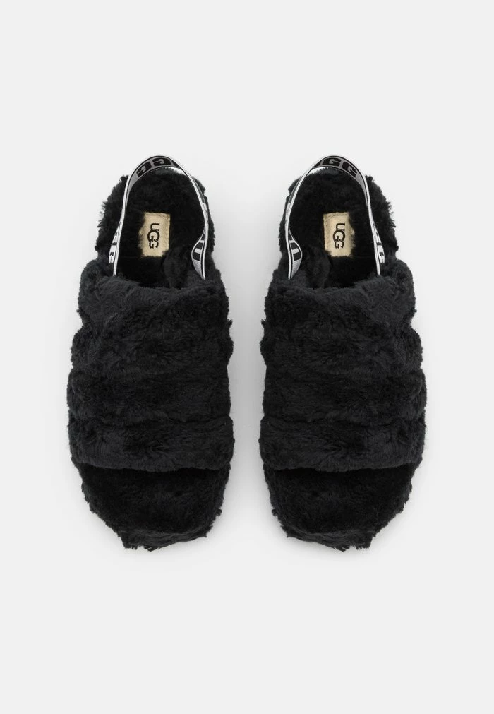 UGG FLUFF YEAH FUZZ SUGAR - Slippers - Black - Image 6