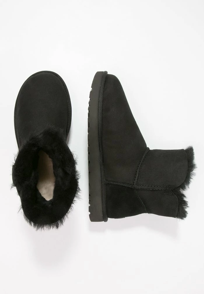 UGG MINI BAILEY BUTTON - Ankle Boots - Black - Image 4