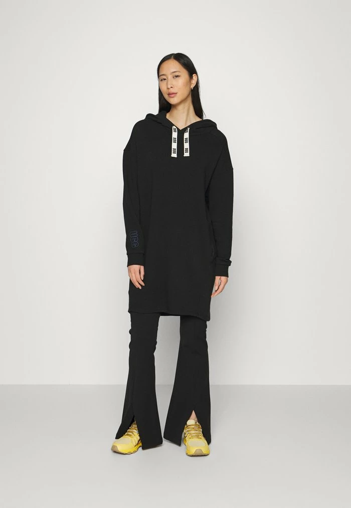 UGG ADERYN HOODIE DRESS - Hoodie - Black