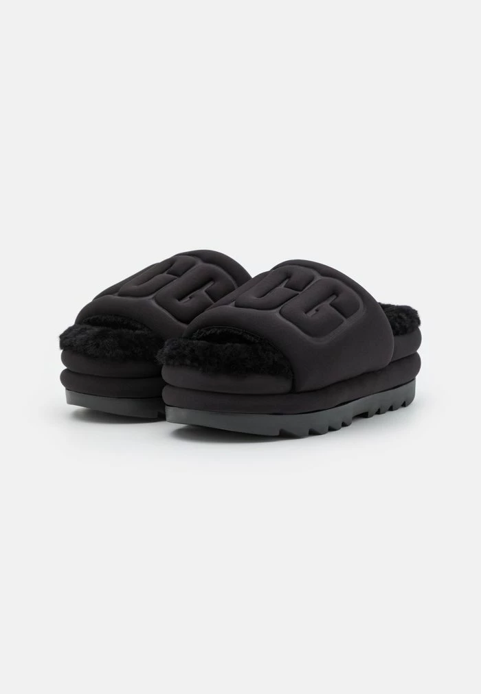UGG MAXI GRAPHIC SLIDE - Heeled Mules - Black - Image 3