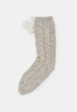 UGG POM POM LINED CREW - Socks - Cream