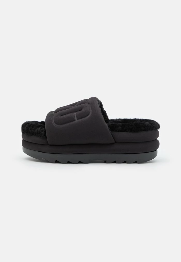 UGG MAXI GRAPHIC SLIDE - Heeled Mules - Black - Image 2