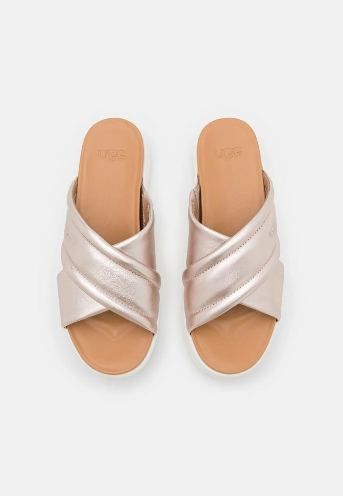 UGG ZAYNE CROSSBAND - Mules - Rose Gold Metallic - Image 6
